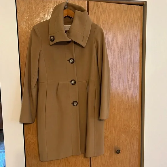 Michael Kors camel wool blend coat - Picture 1 of 8